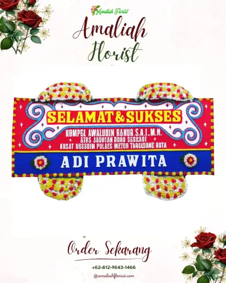 Papan Bunga Ucapan Selamat Maos Kidul
